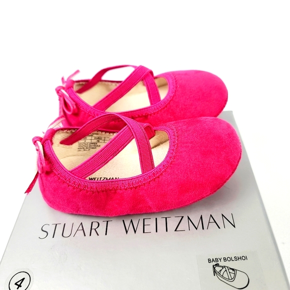 Stuart Weitzman Other - Stuart Weitzman Girls Pink Baby Bolshoi Flats
